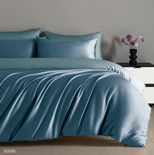 Lenjerie pat dublu, FINET, cu elastic, 4 piese, GD8005