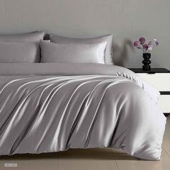 Lenjerie pat dublu, FINET, cu elastic, 4 piese, GD8010