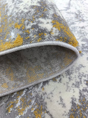 Covor ZARA, Crem/Mustar/Gri, Living, Dormitor