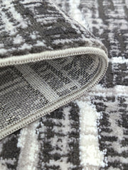 Covor MORITA, GRI/NEGRU, Living, Dormitor