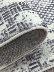 Covor ALLURE, ALB/GRI, Living, Dormitor