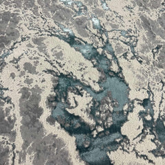 Covor Buse Fulger, Turcoaz, Living, Dormitor, Modern