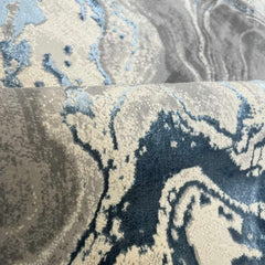 Covor Buse Fulger, Albastru Regal , Living, Dormitor, Modern