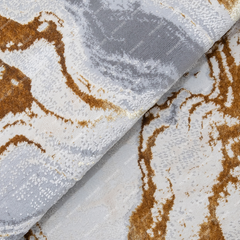 Covor Buse, Galben Gold, Living, Dormitor, Modern