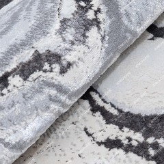 Covor Buse River, Gri, Living, Dormitor, Modern