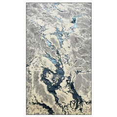 Covor Buse Fulger , Albastru Regal, Living, Dormitor, Modern