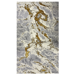 Covor Buse Fulger, Galben, Auriu Living, Dormitor, Modern