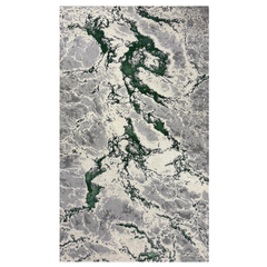 Covor Buse Fulger, Verde Smarald, Living, Dormitor, Modern