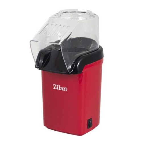 Aparat popcorn Zilan ZLN8046 1200W - Sistem aer cald fara ulei, rosu