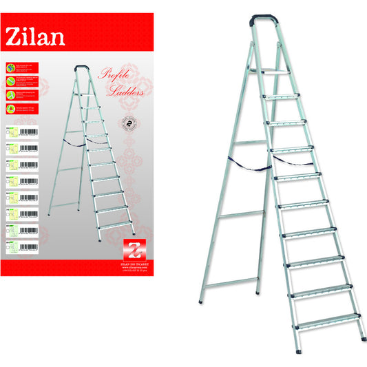 Scara Metalica ZLN 1213 , 9 Trepte + platforma cu sistem antialunecare