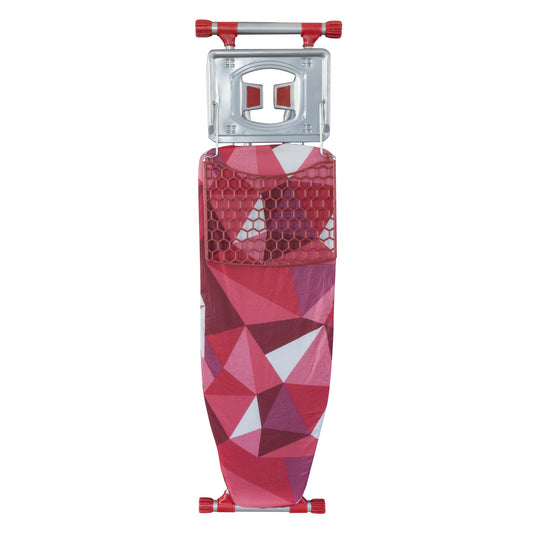 Masa de calcat ZILAN ARGENTO ZLN-3499, suprafata de lucru 118x42 cm, blat metalic, suport pentru fierul de calcat, suport rufe