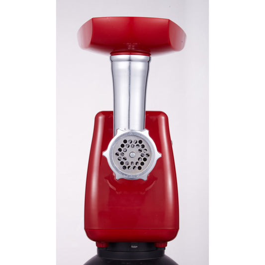 Masina de tocat carne FLORIA ZLN-2387, Rosu Putere 1300W, Accesorii umplut carnati, Functie revers, 1.6kg/min