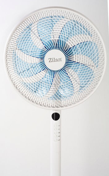 Ventilator cu picior 3IN1 ZILAN ZLN-3765, Telecomanda, Putere 60W, 9 viteze, Oscilatie orizontala, Unghi inclinare reglabil