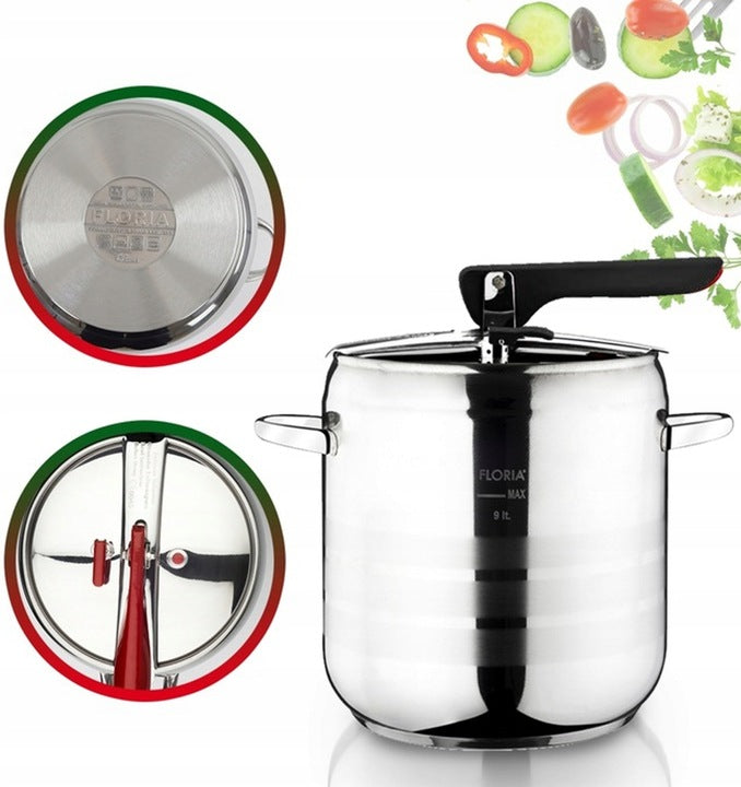 Oala sub presiune inox FLORIA ZLN-4627, Capacitate 5L