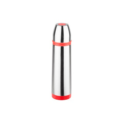 Termos inox 0.5L Floria ZLN-1792,Rosu/Inox Buton de inchidere ermetica antiscurgere,
