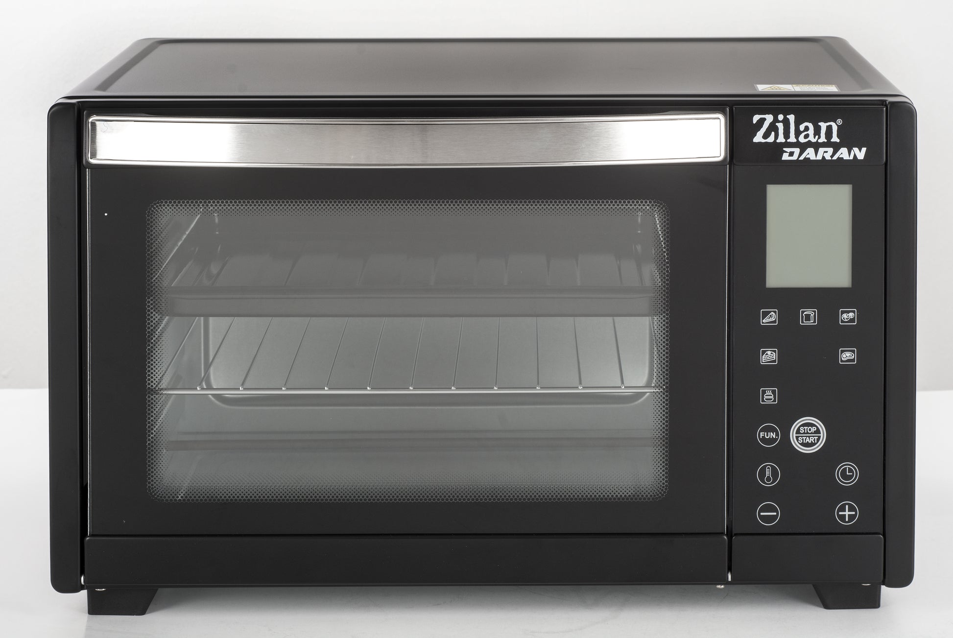 Cuptor electric digital ZILAN ZLN-3734,NEGRU Capacitate 28L, Putere 1600W, Geam dublu, Temporizator 180 min, Temperatura maxima 230 grade celsius,