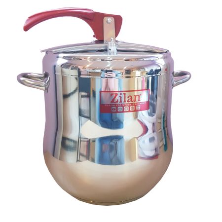 Oala sub presiune bombata Zilan 9L ZLN-1022, inox 18/10, fund triplu stratificat, supapa siguranta