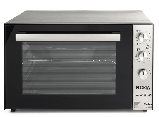 Cuptor electric Floria ZLN-3741, Capacitate 70L, Putere 2000W, Geam dublu, Temporizator 90 min, Temperatura maxima 230 grade celsius