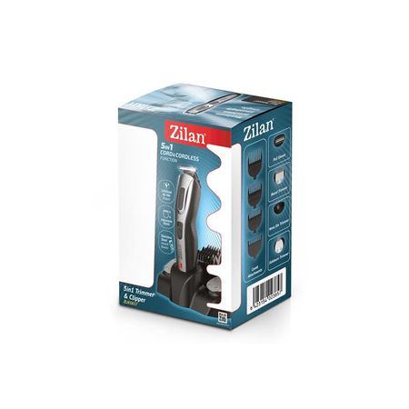 Aparat tuns facial si corporal 5in1, Zilan ZLN-3857, Acumulator reincarcabil + Stand de sustinere si incarcare