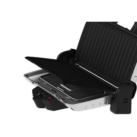 Sandwich-maker and Grill Zilan ZILAN ZLN-4021, 1600 W, Termostat reglabil, Placi antiaderente, Inox