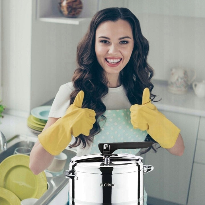 Pachet Oala sub presiune inox ZLN-0676 FLORIA 5L + 7L
