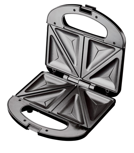 Sandwich-maker Floria ZLN-4305, Alb, 750 W, Placi antiaderente model triunghi