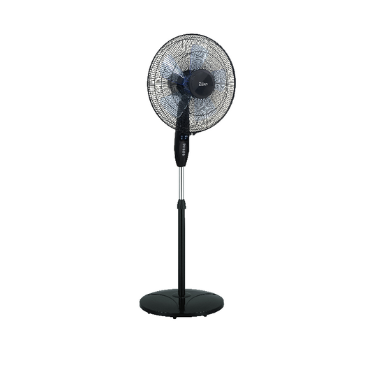 Ventilator cu picior si inaltime reglabila Zilan, 3 viteze, putere 60W,temporizator,model ZLN1178,pozitie fixa sau rotativa, Negru
