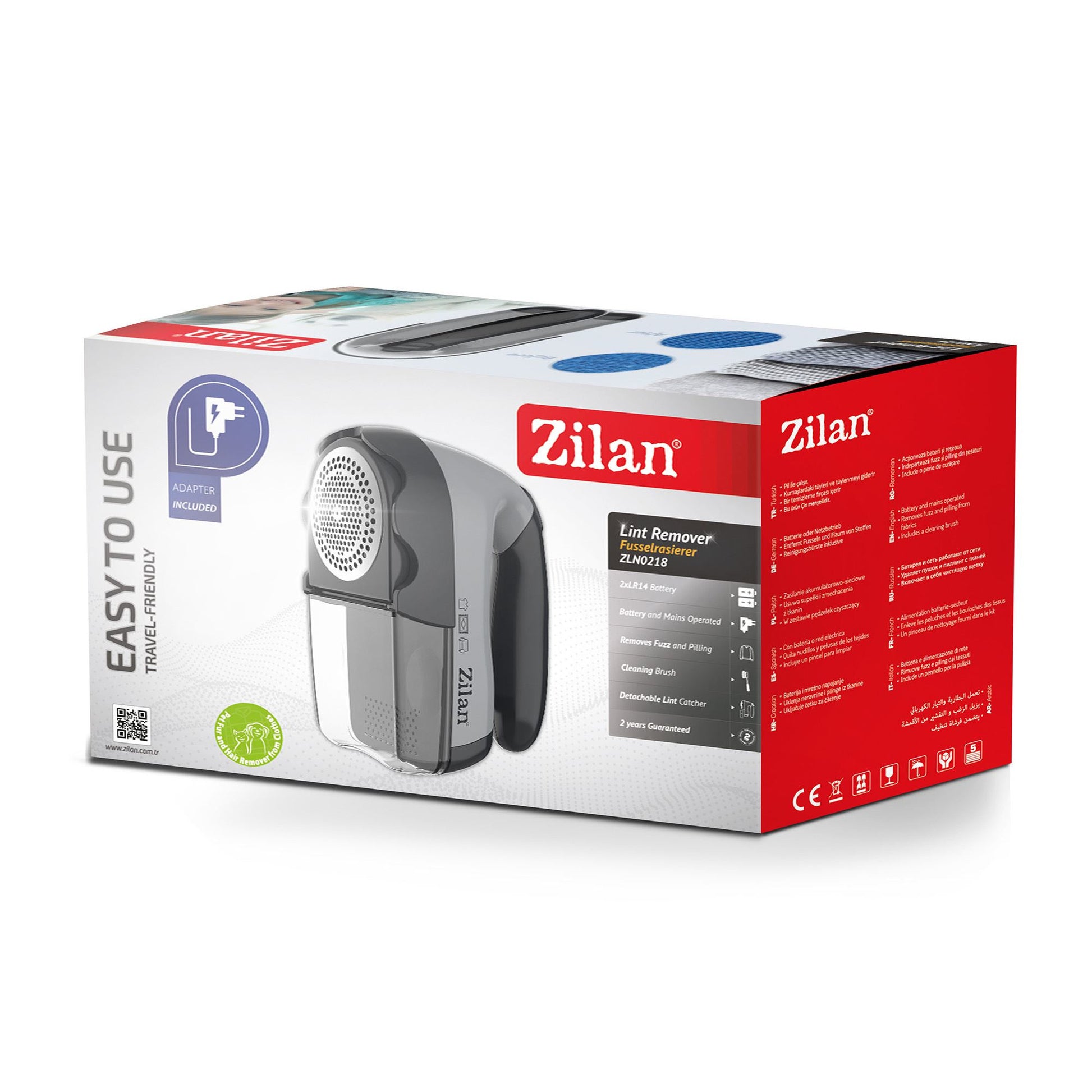 Aparat de curatat scame Zilan ZLN0218, 8800 rpm, Negru