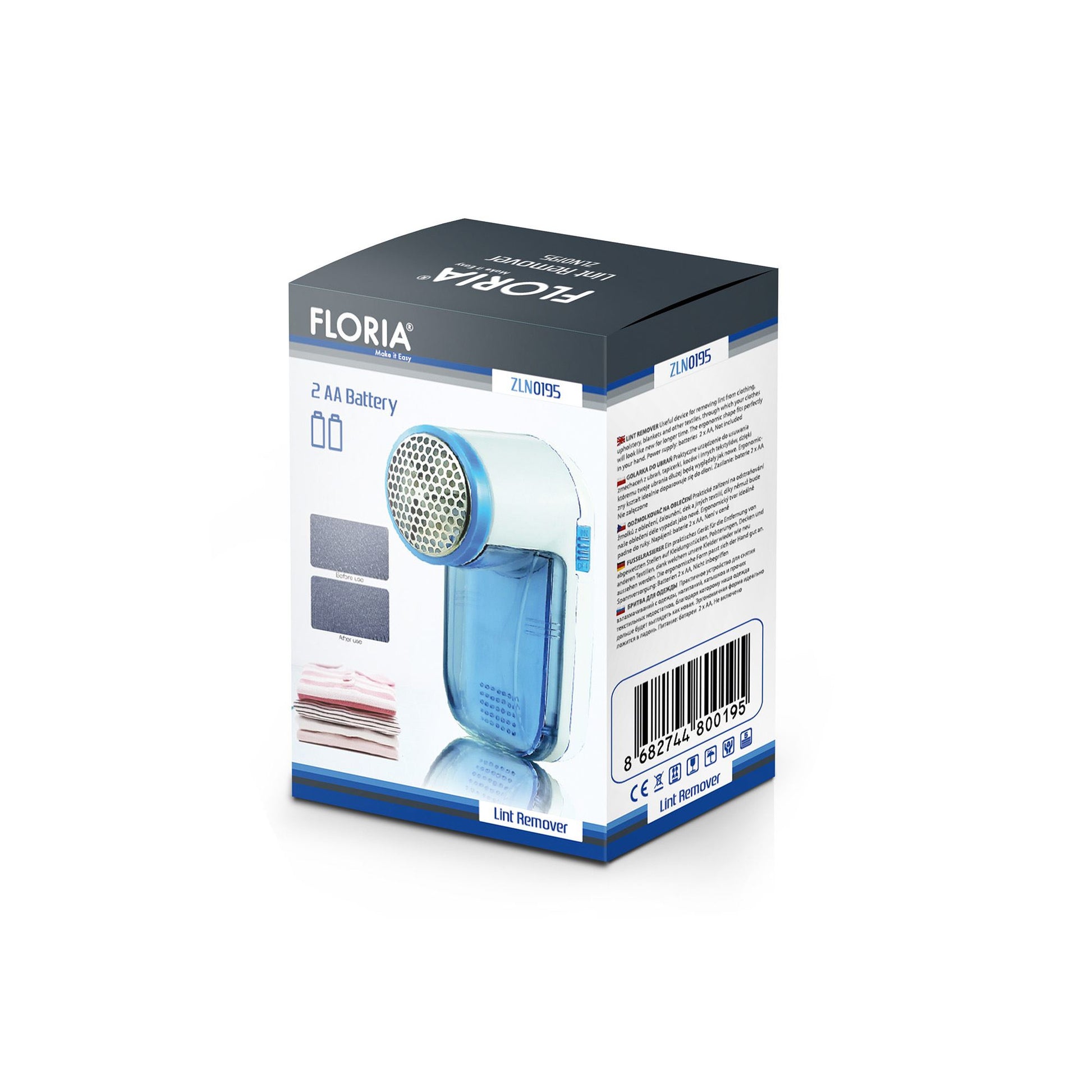 Aparat de curatat scame Floria ZLN0195, Bleu