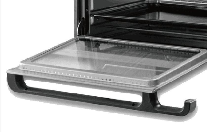 Cuptor electric Zilan ZLN-1024 Rozerin, Convectie, 2000 W, 45 Litri, Temperatura Reglabila, Geam Duble, Negru