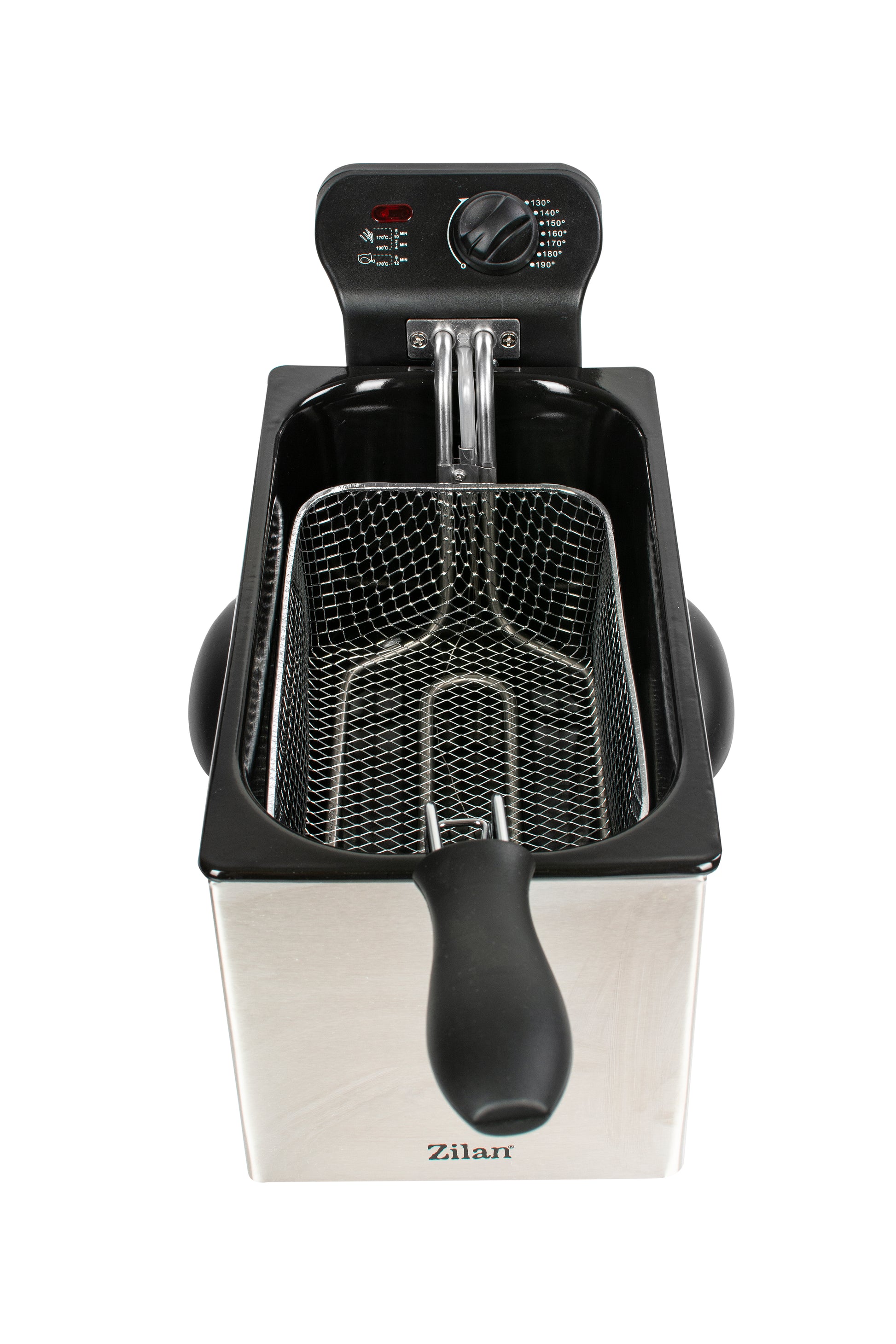 Friteuza Zilan ZLN-1819 din otel inoxidabil, capacitate 3 litri, protectie la supraincalzire