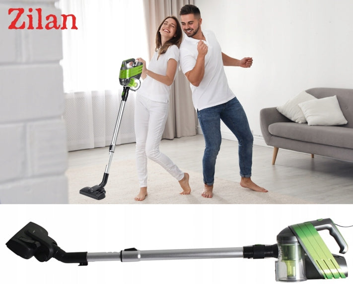 Aspirator vertical Zilan ZLN-1758 Verde, nivel zgomot 80 dB, putere 600W, cablu 4 m