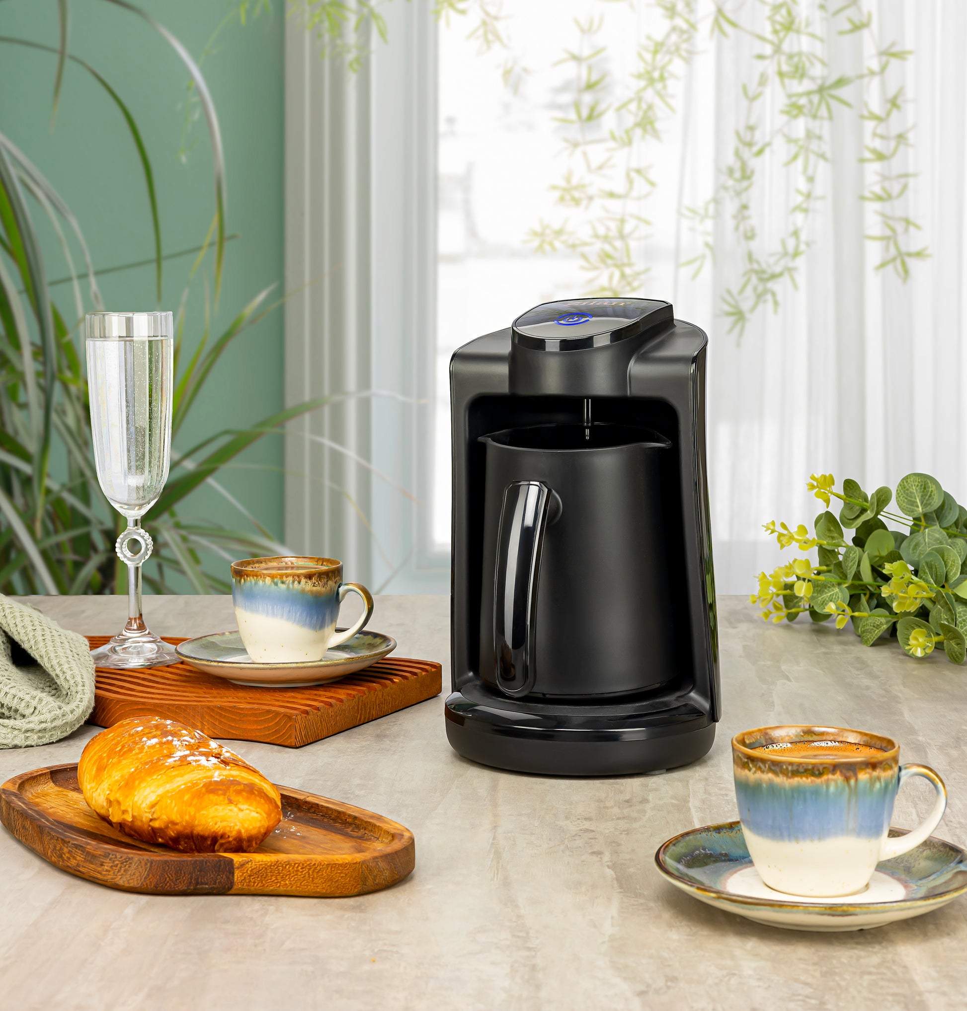 Aparat pentru preparat cafea turceasca Zilan ZLN1284 Negru, Putere 400W, Capacitate 250ml