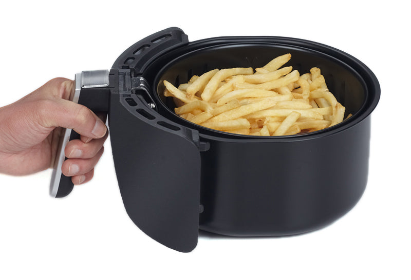 Friteuza Air Fryer Digital ZILAN ZLN-3604, Negru 1500 W, Capacitate 3.5 l, Timer 30 min,