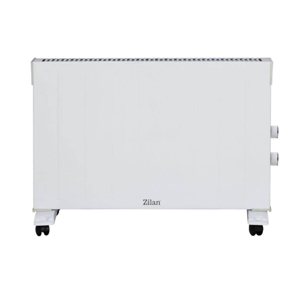 Convector electric Zilan ZLN2229 Alb, 2500W, incalzire pe suprafata de 20 m2, picioare stabile
