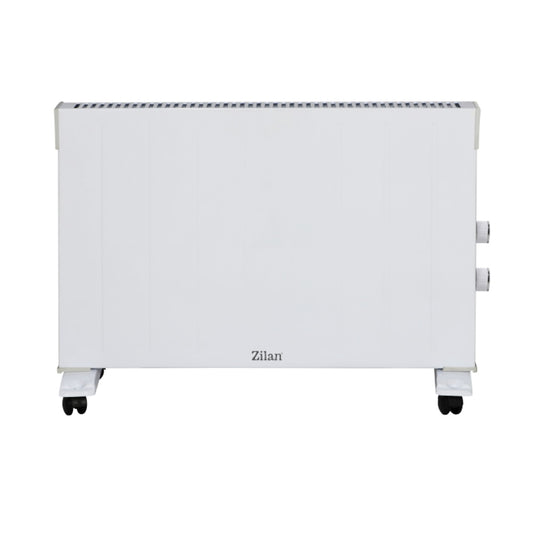 Convector electric Zilan ZLN2229 Alb, 2500W, incalzire pe suprafata de 20 m2, picioare stabile