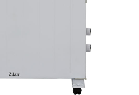Convector electric Zilan ZLN2229 Alb, 2500W, incalzire pe suprafata de 20 m2, picioare stabile