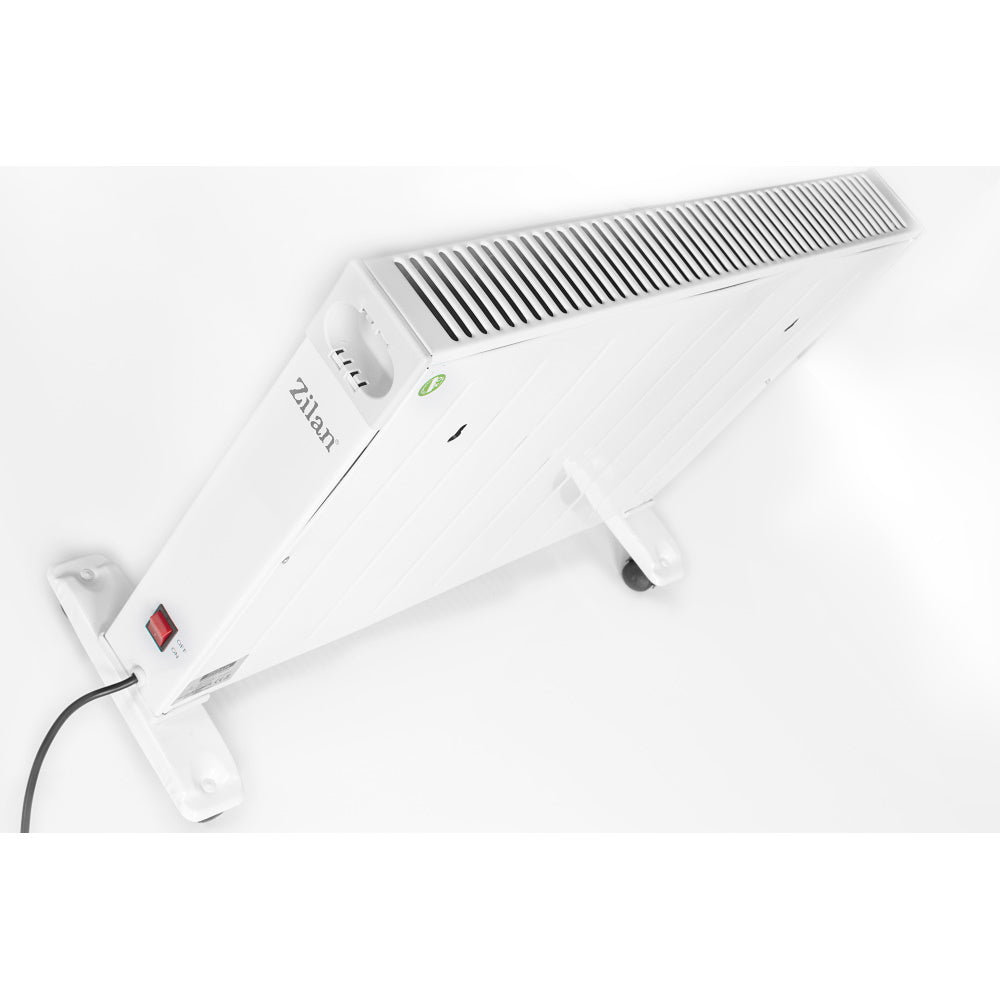 Convector electric Zilan ZLN2229 Alb, 2500W, incalzire pe suprafata de 20 m2, picioare stabile