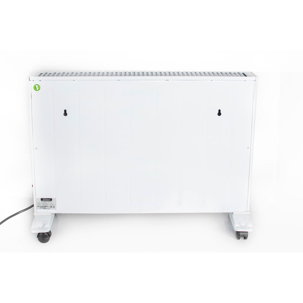 Convector electric Zilan ZLN2229 Alb, 2500W, incalzire pe suprafata de 20 m2, picioare stabile