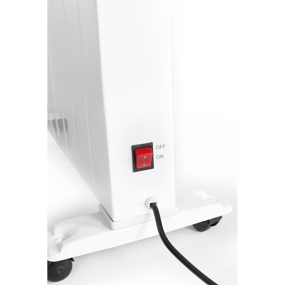 Convector electric Zilan ZLN2229 Alb, 2500W, incalzire pe suprafata de 20 m2, picioare stabile