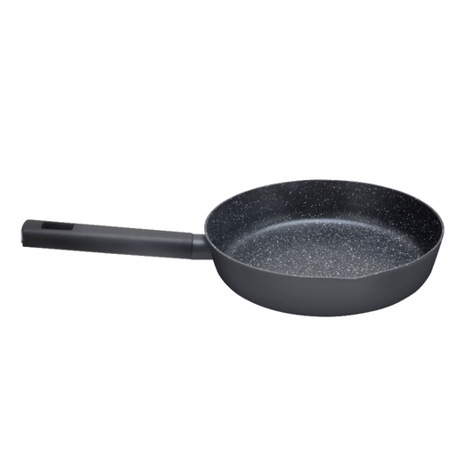 Tigaie Zilan ZLN0911 Negru, invelis din marmura ecologica,diametru 22 cm, 2.0 L