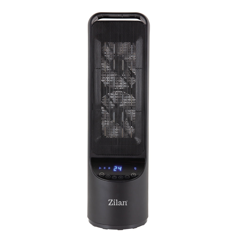 Aeroterma ceramica turn Zilan ZLN2052Negru, 2000W, timer 8H, siguranta la rasturnare