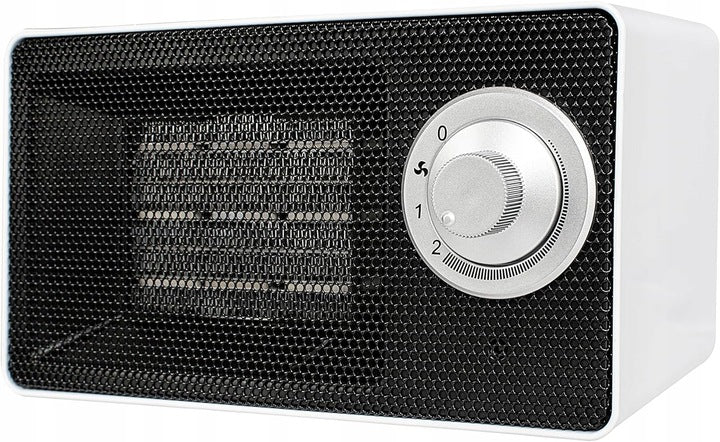 Aeroterma ceramica Zilan ZLN2007 Alb, 1000W, 2 nivele de incalzire, oprire automata la rasturnare
