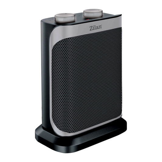 Aeroterma ceramica Zilan ZLN2014, 1500W, 2 nivele de incalzire, temperatura reglabila, siguranta la cadere