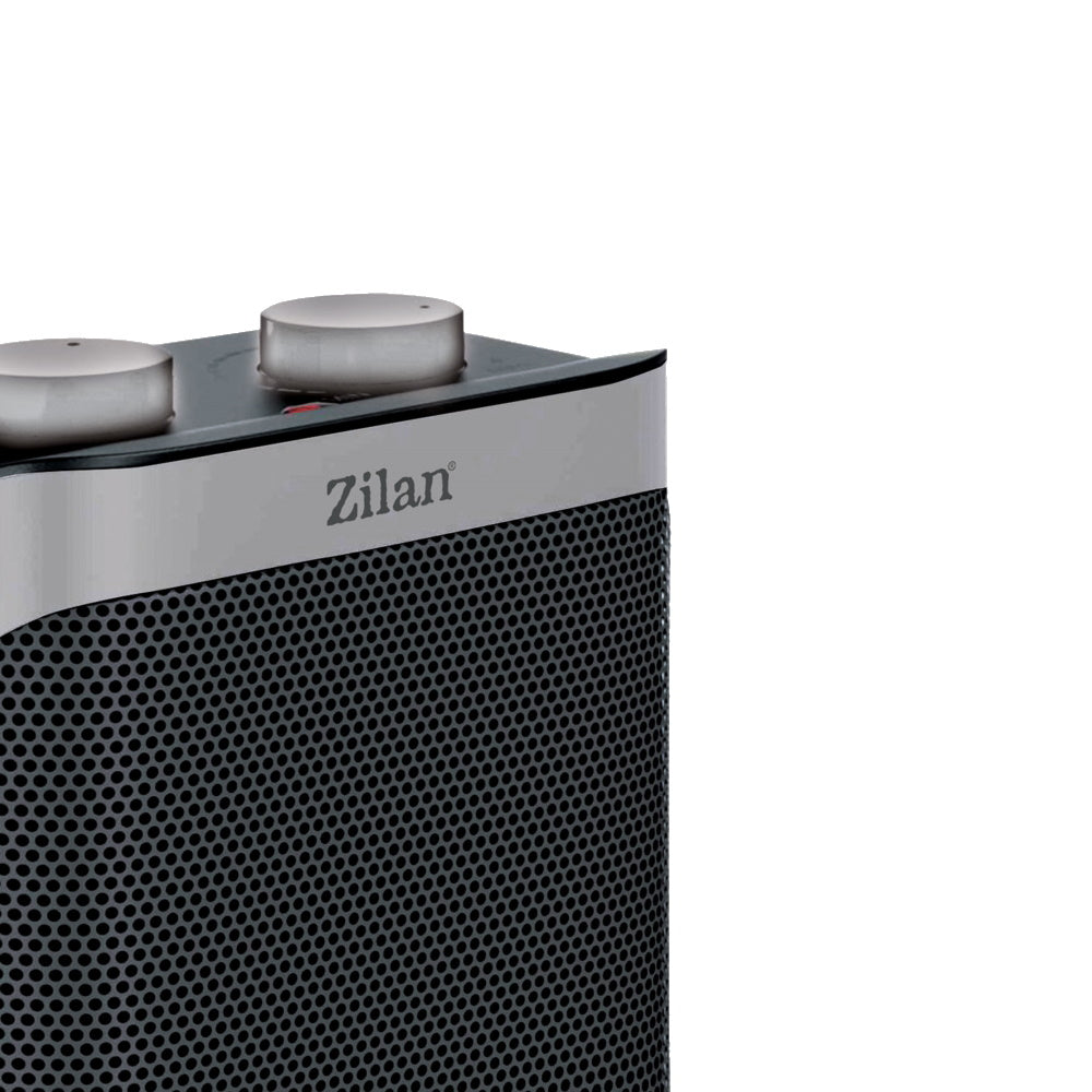 Aeroterma ceramica Zilan ZLN2014, 1500W, 2 nivele de incalzire, temperatura reglabila, siguranta la cadere