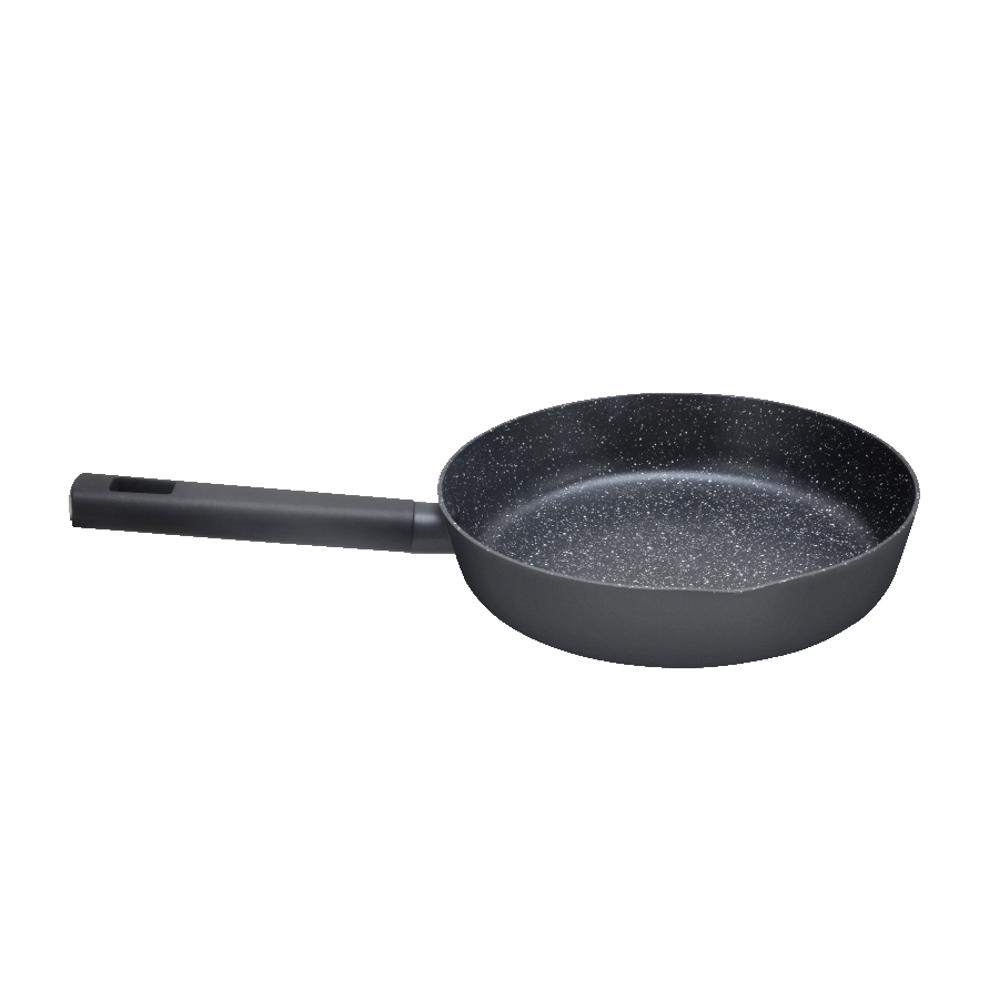 Set de oale Zilan ZLN0942 Negru, cu 9 piese, invelis din marmura si manere fine la atingere