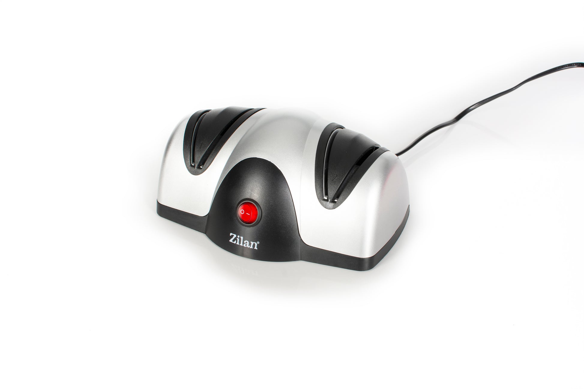 Ascutitor de cutite electric Zilan ZLN2168 Gri, cu doua nivele de ascutire, 40W, usor de curatat