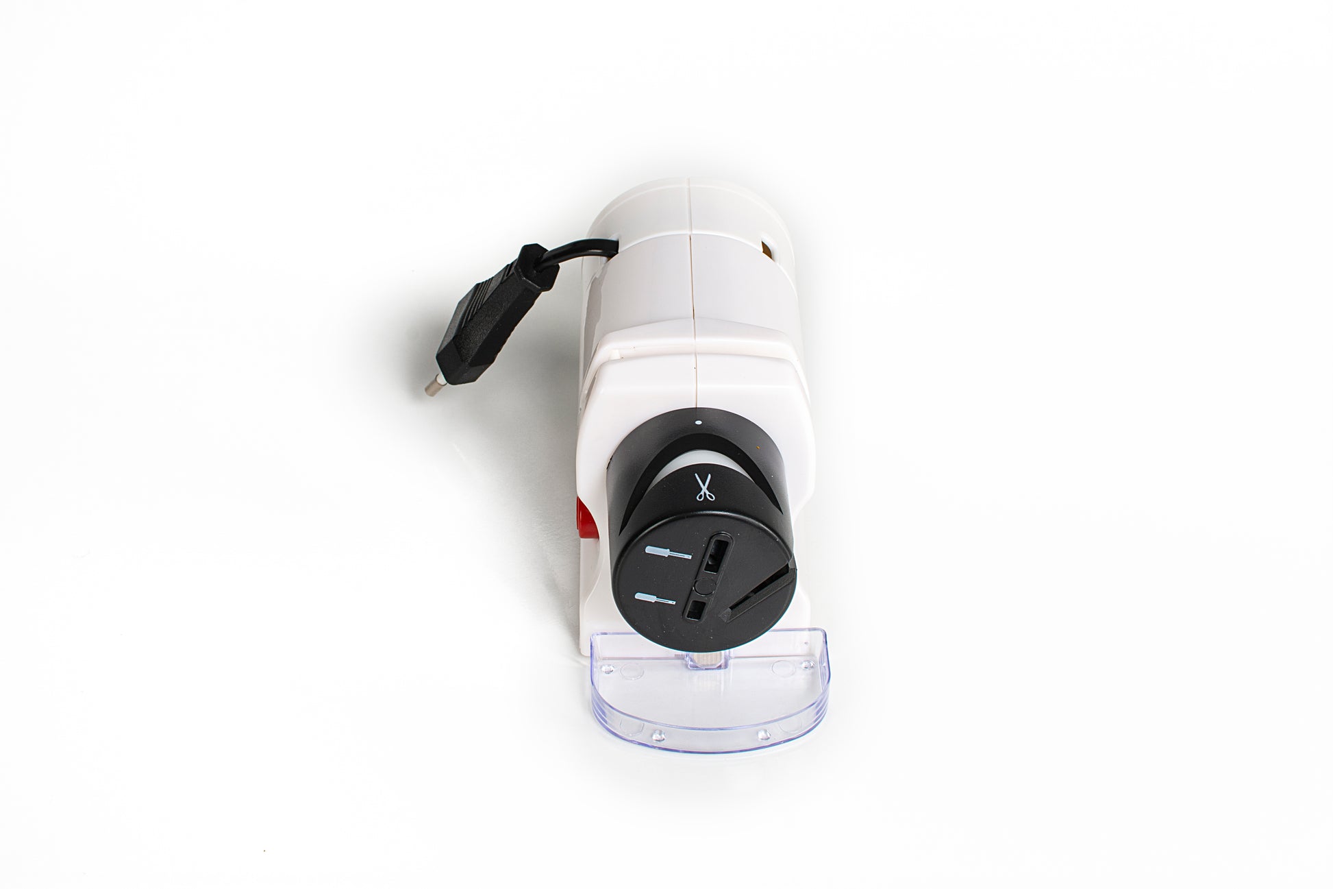Ascutitor de cutite Zilan ZLN2175 Alb, 15W,  ultra compact, 2 nivele, ascutire si slefuire
