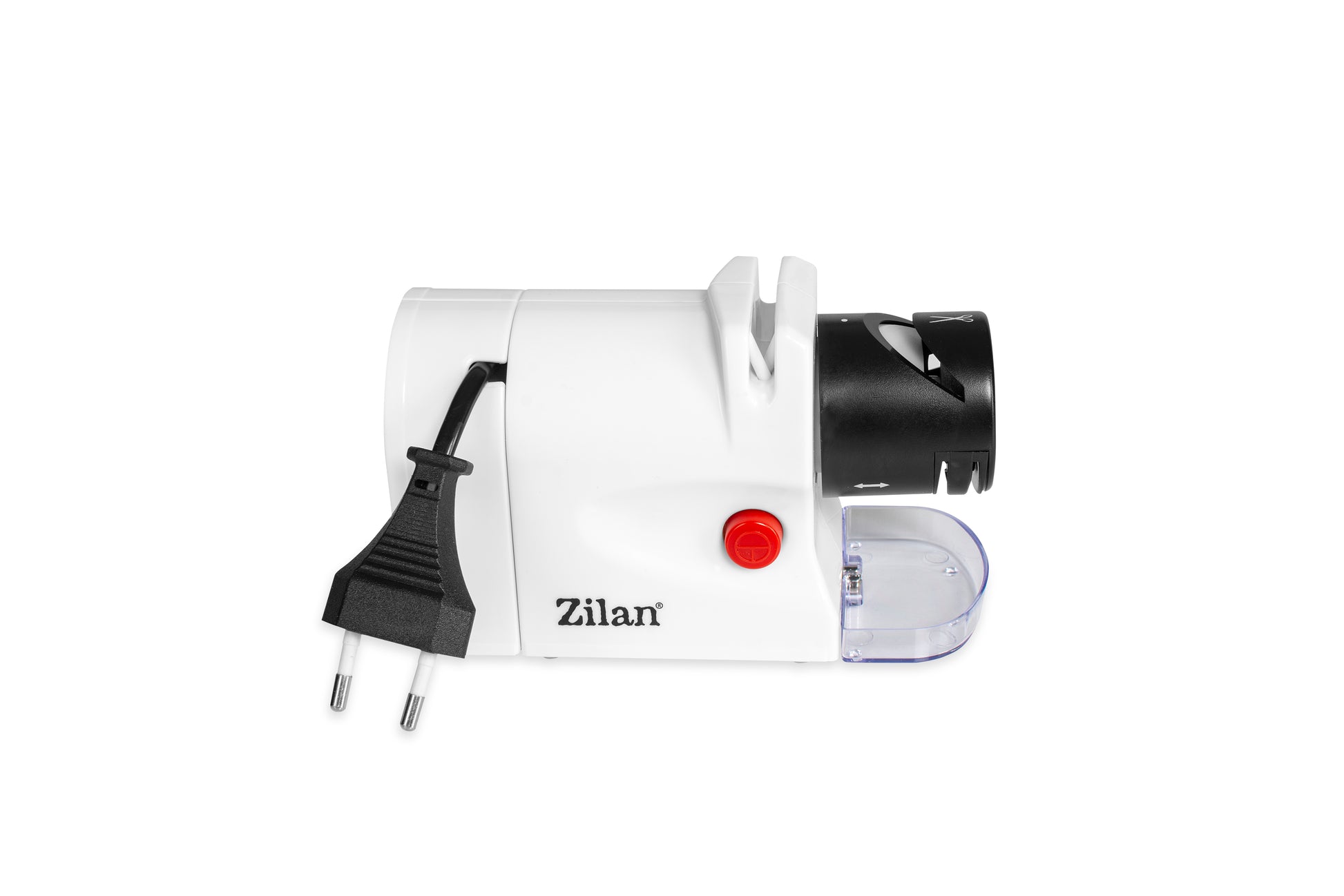 Ascutitor de cutite Zilan ZLN2175 Alb, 15W,  ultra compact, 2 nivele, ascutire si slefuire