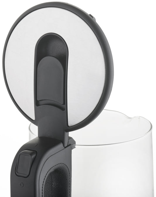 Fierbator cu LED albastru Zilan ZLN1796, 1.7L, 2200 W, transparent